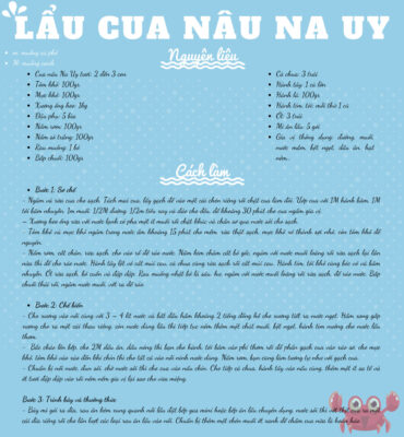 lẩu cua nauy